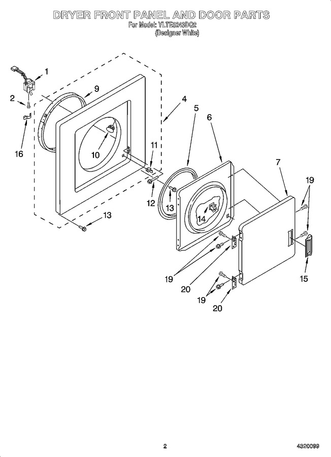 Diagram for YLTE5243DQ2