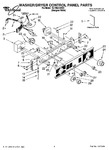 Diagram for 01 - Washer/dryer Control Panel Parts