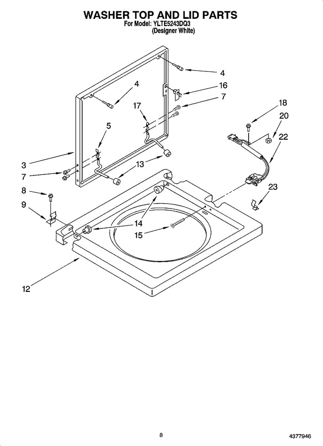 Diagram for YLTE5243DQ3