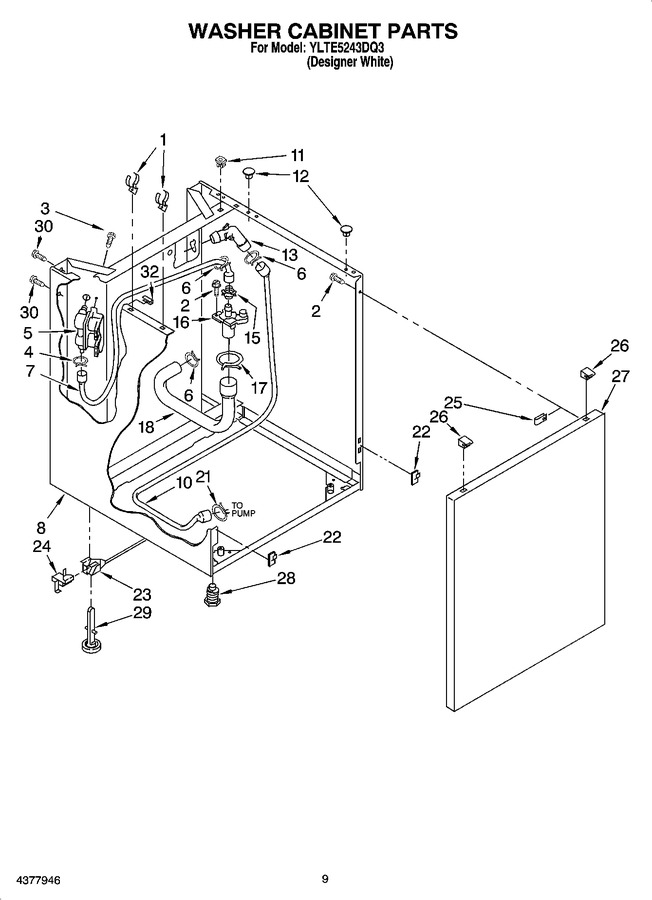 Diagram for YLTE5243DQ3