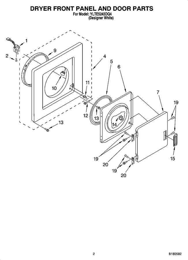 Diagram for YLTE5243DQ4
