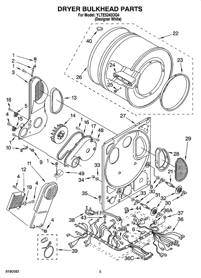 Diagram for YLTE5243DQ4