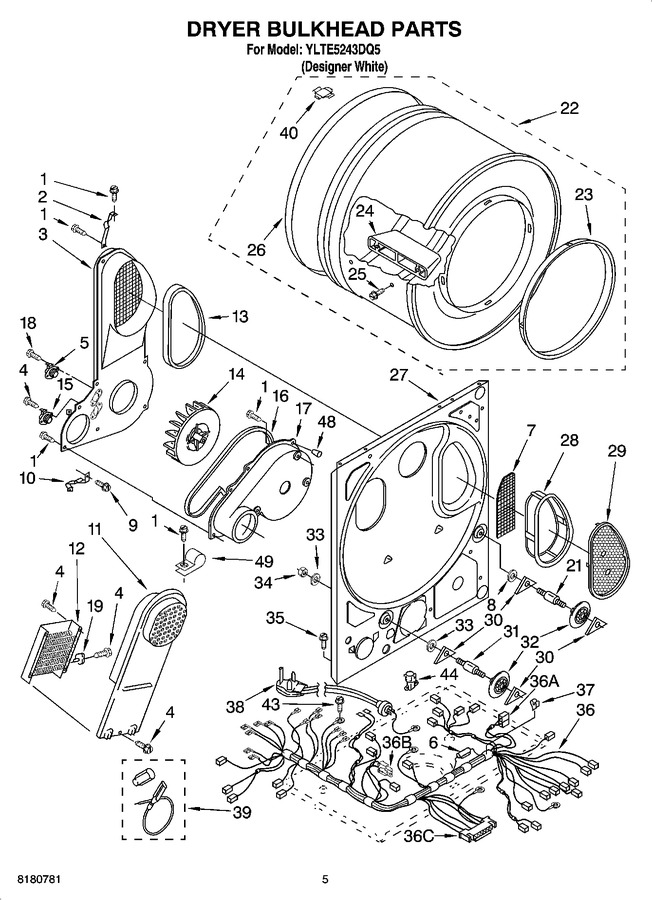 Diagram for YLTE5243DQ5