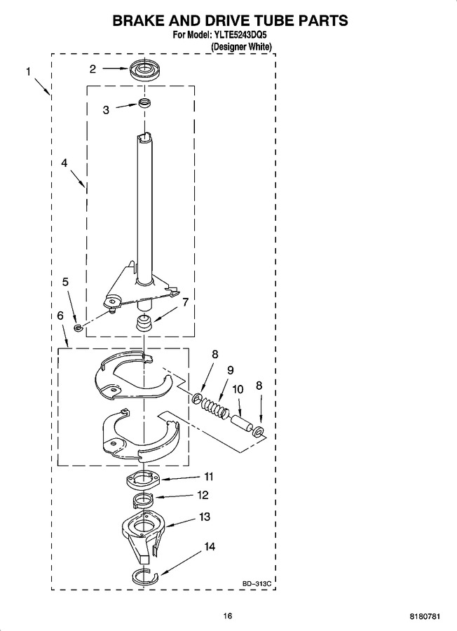 Diagram for YLTE5243DQ5