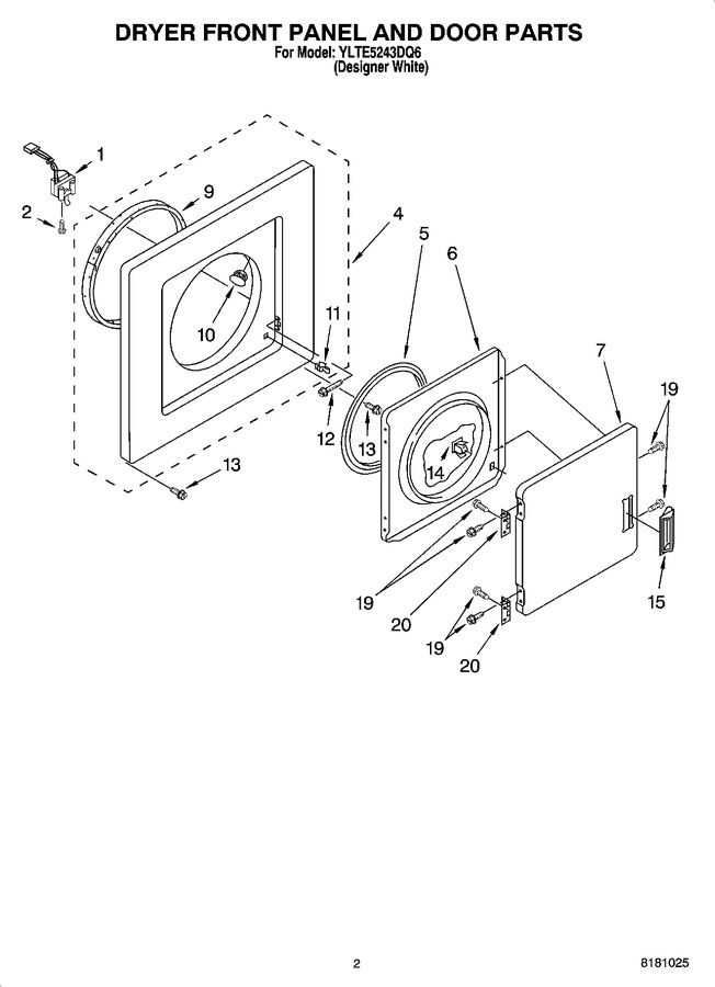 Diagram for YLTE5243DQ6