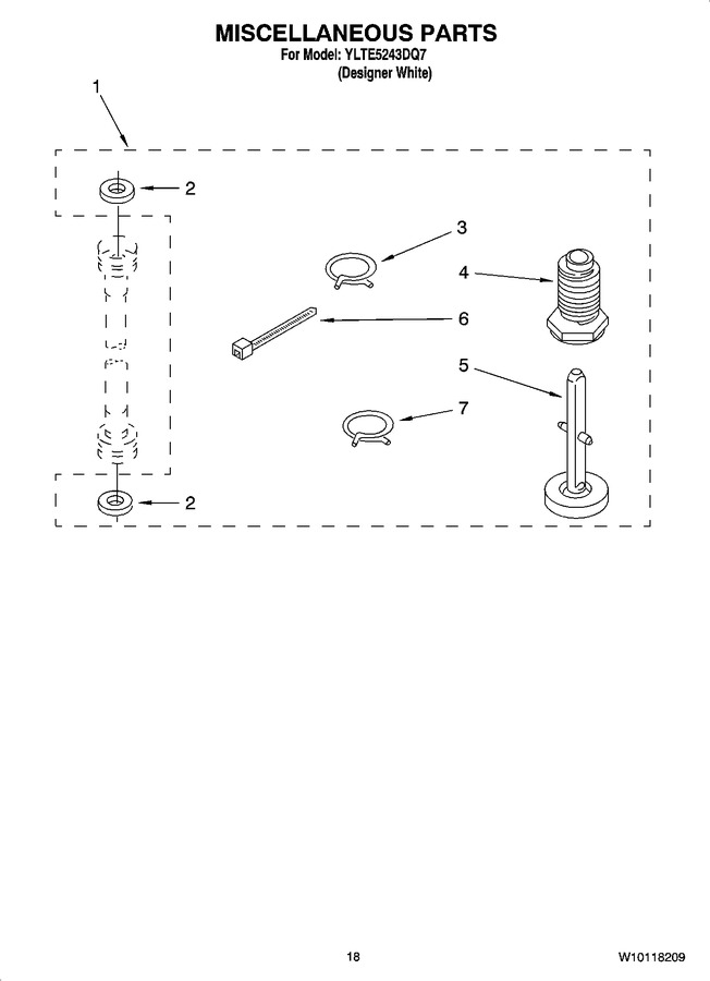 Diagram for YLTE5243DQ7
