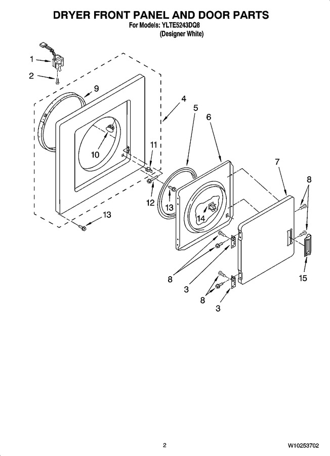 Diagram for YLTE5243DQ8