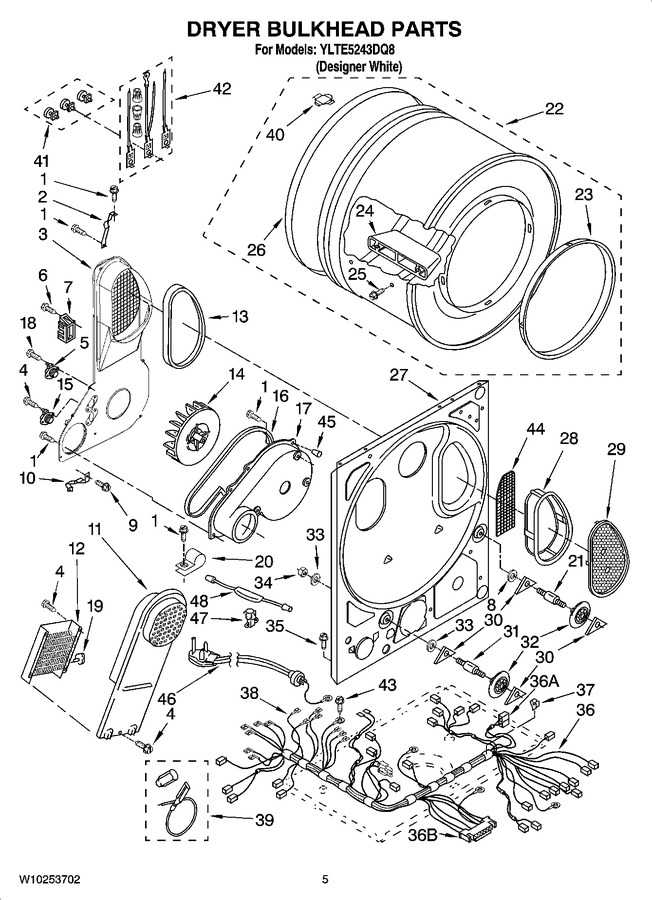 Diagram for YLTE5243DQ8