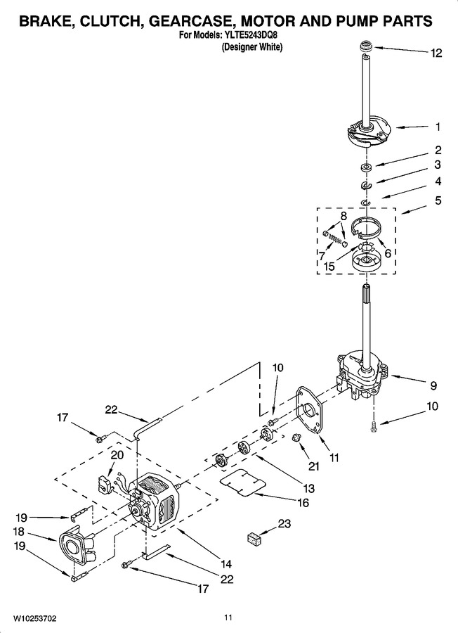 Diagram for YLTE5243DQ8