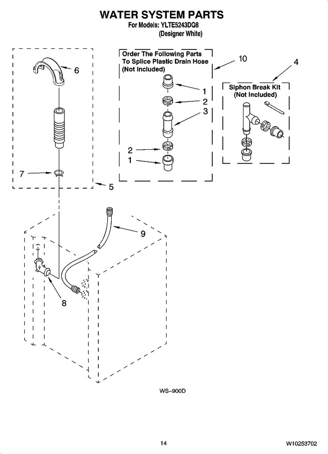 Diagram for YLTE5243DQ8