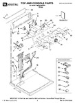 Diagram for 01 - Top And Console Parts
