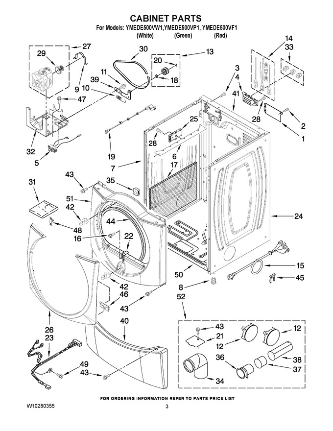 Diagram for YMEDE500VW1