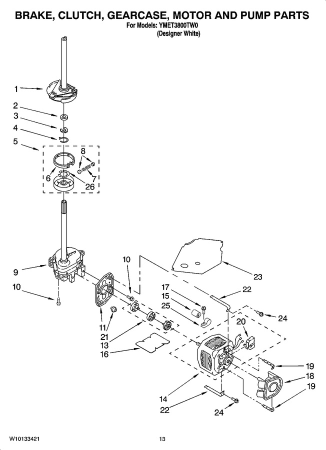 Diagram for YMET3800TW0