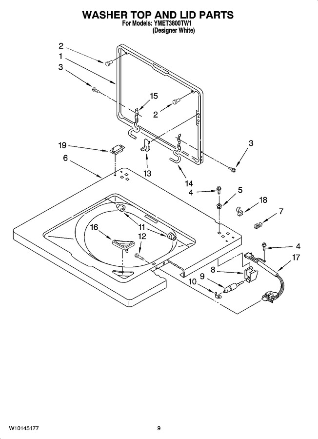 Diagram for YMET3800TW1