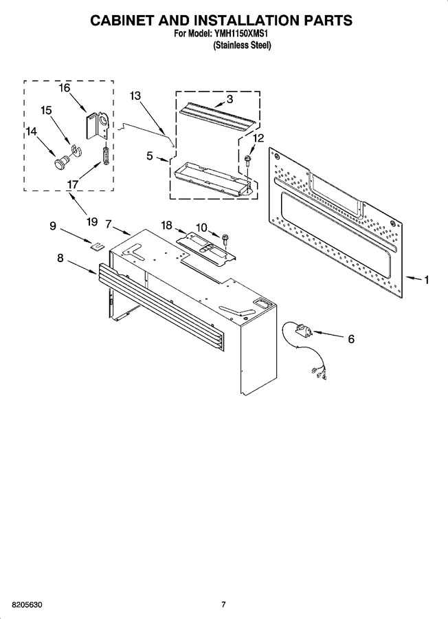 Diagram for YMH1150XMS1
