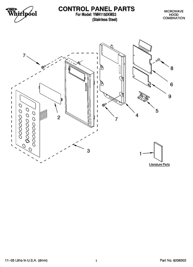 Diagram for YMH1150XMS3