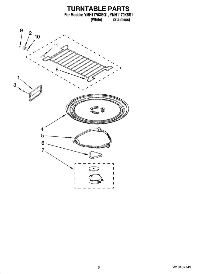 Diagram for YMH1170XSS1