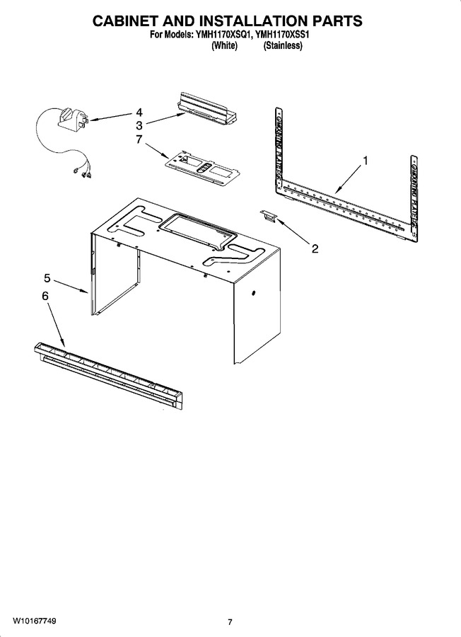 Diagram for YMH1170XSS1