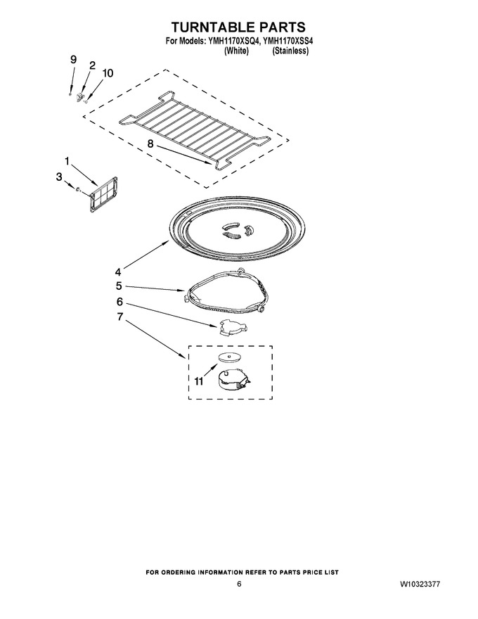 Diagram for YMH1170XSS4
