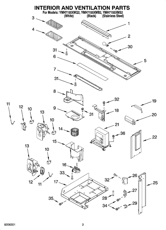 Diagram for YMH7155XMS2