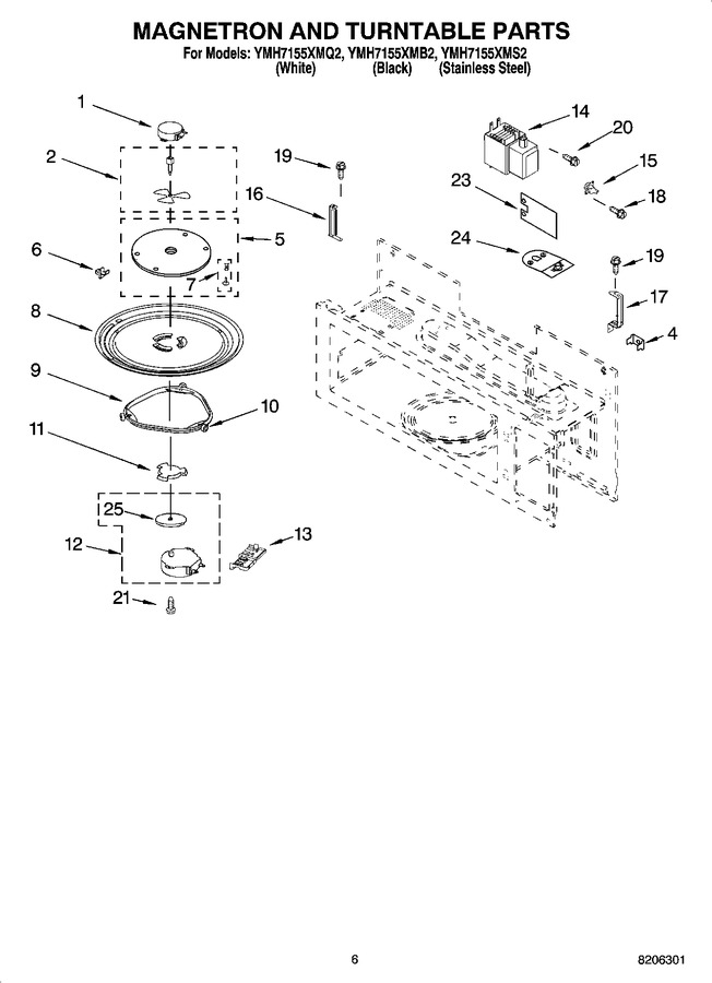 Diagram for YMH7155XMS2