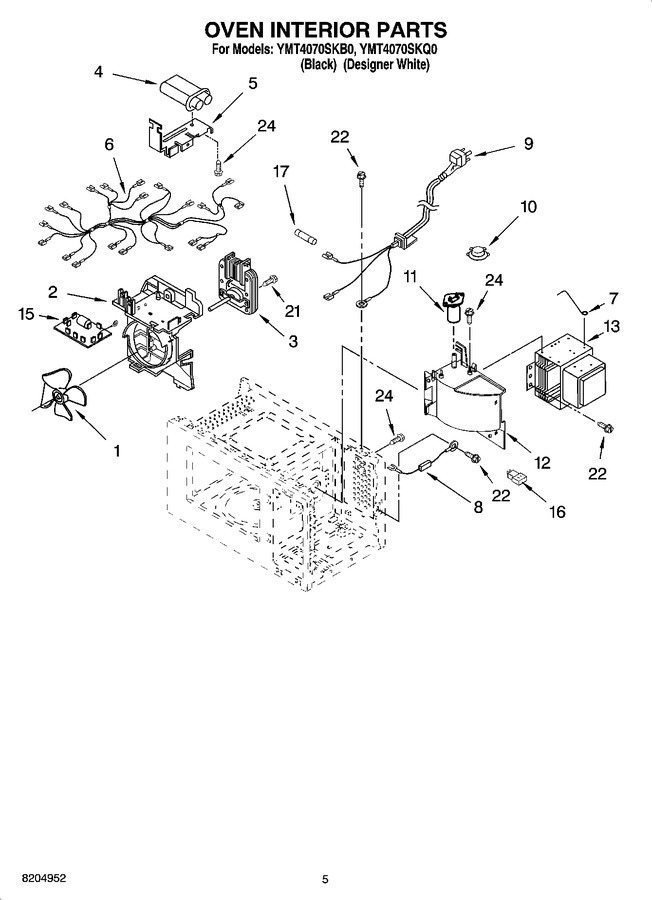 Diagram for YMT4070SKB0