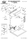 Diagram for 01 - Top And Console Parts