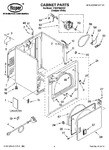 Diagram for 01 - Cabinet Parts
