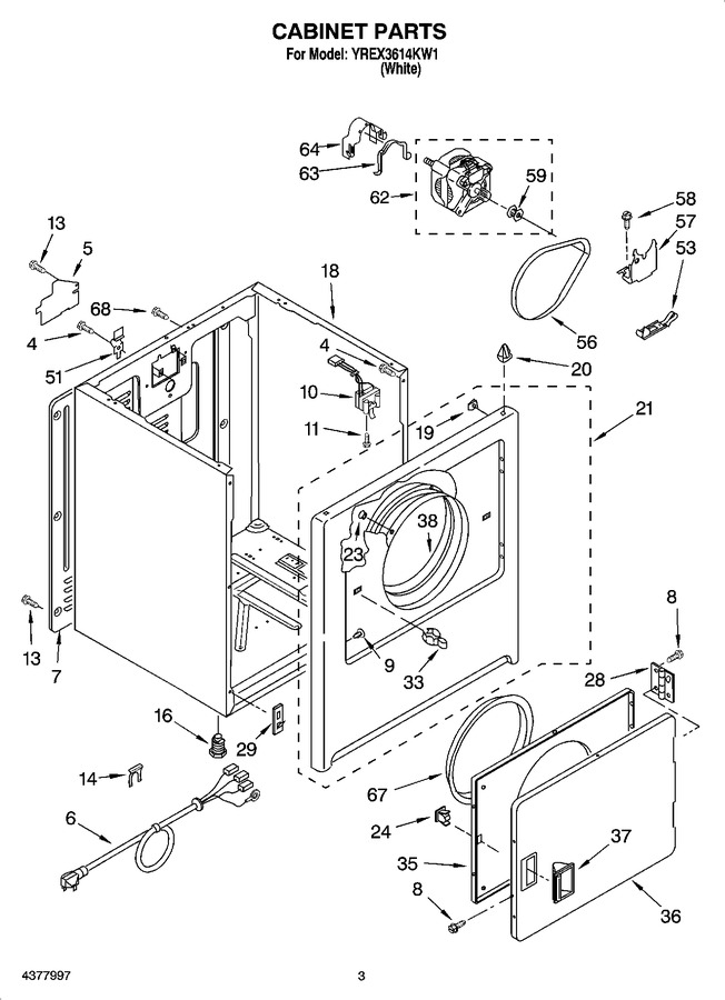 Diagram for YREX3614KW1