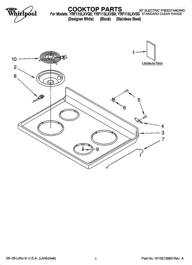 Diagram for YRF115LXVQ0
