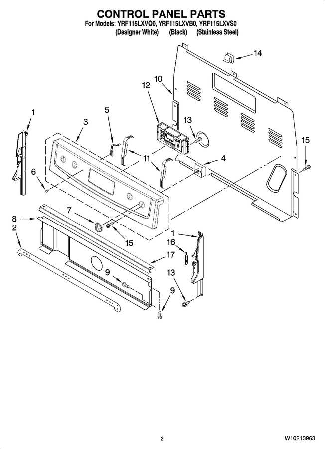 Diagram for YRF115LXVB0