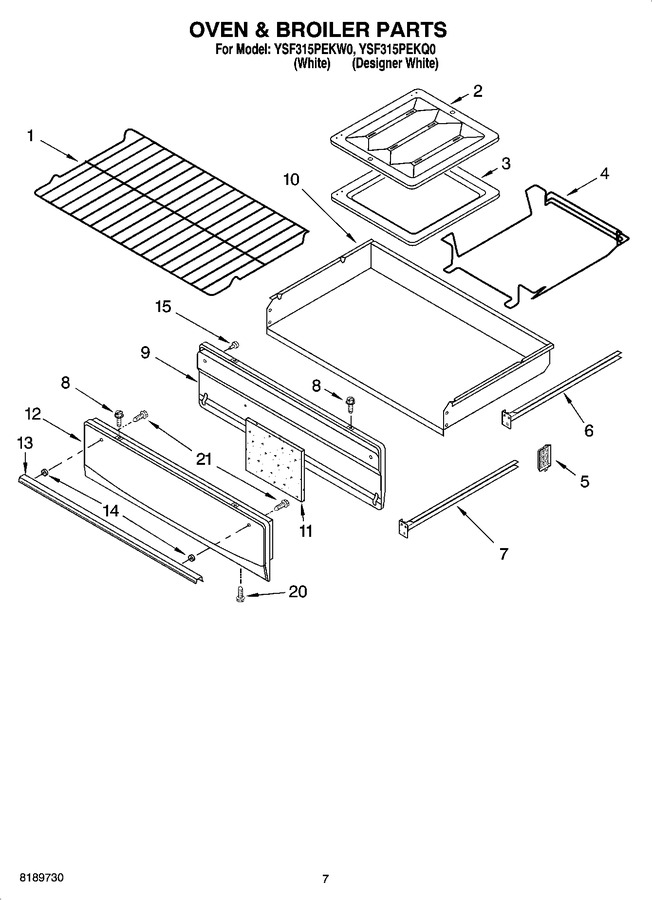 Diagram for YSF315PEKQ0