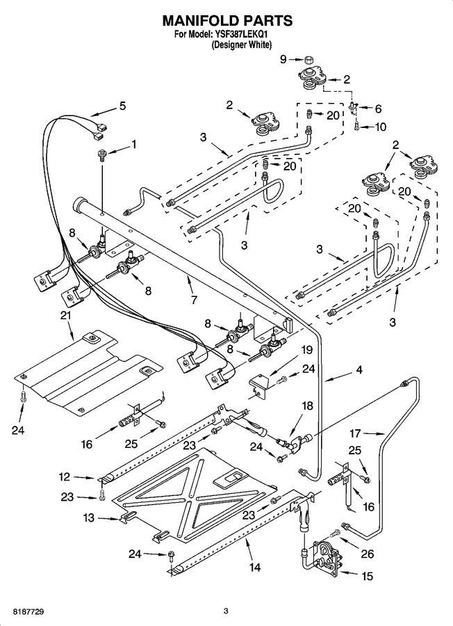Diagram for YSF387LEKQ1