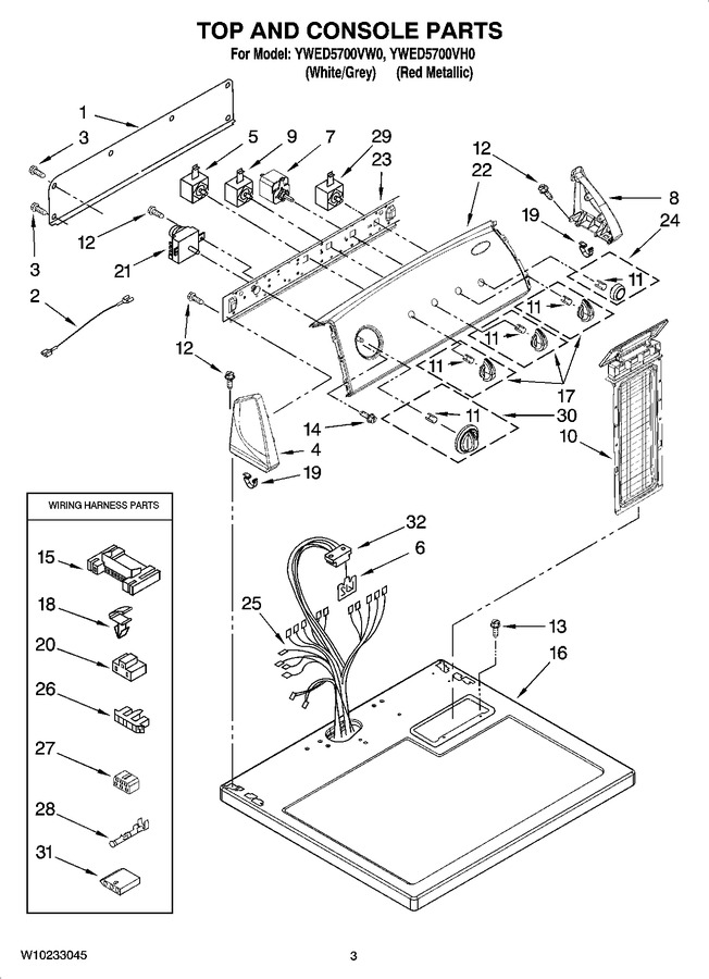 Diagram for YWED5700VH0