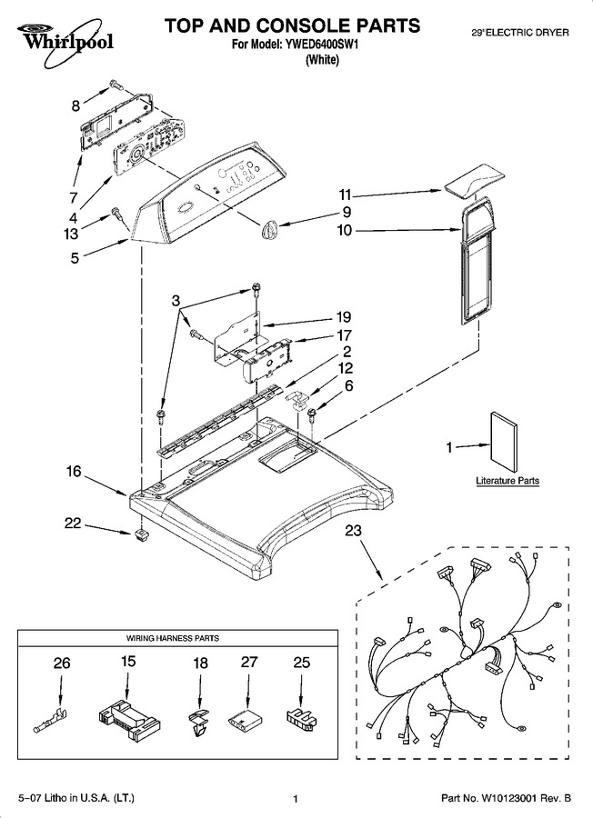 Diagram for YWED6400SW1