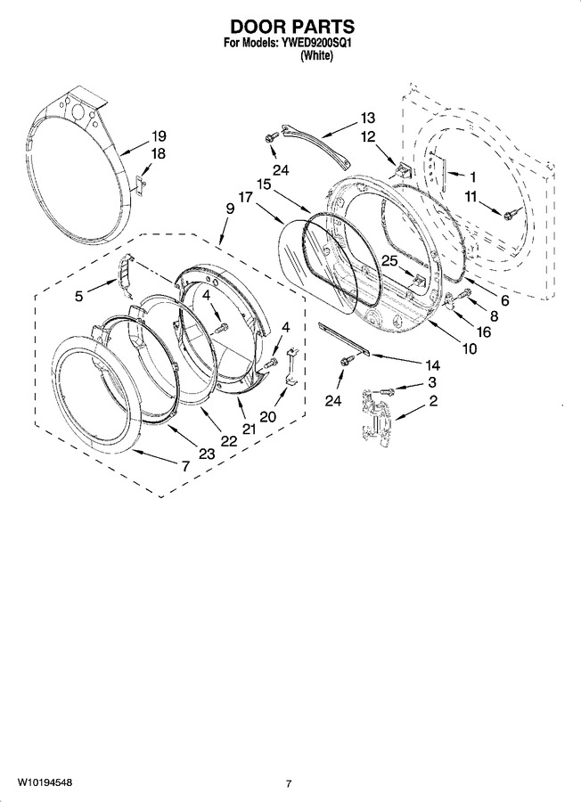 Diagram for YWED9200SQ1