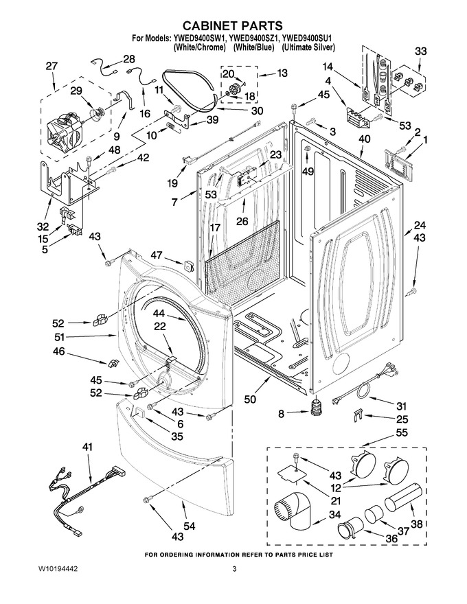 Diagram for YWED9400SZ1