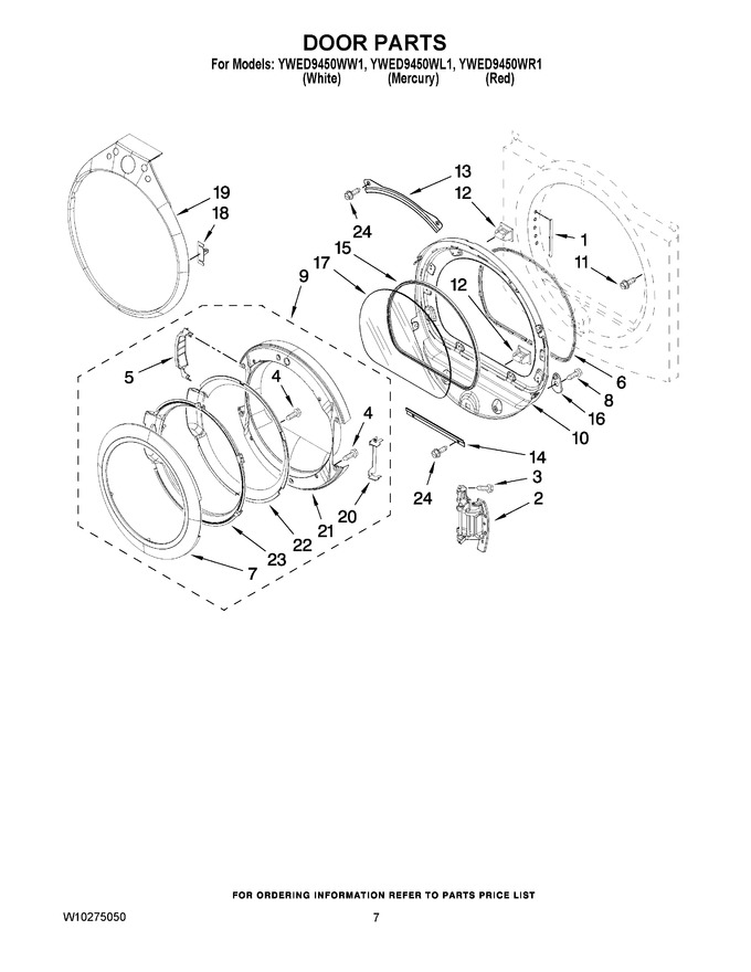 Diagram for YWED9450WL1