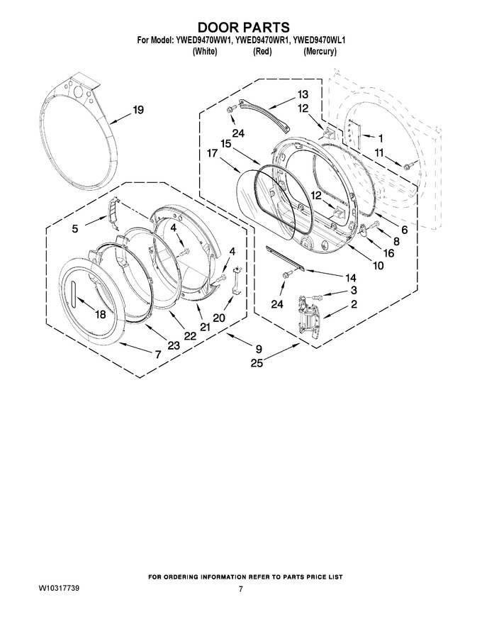 Diagram for YWED9470WW1