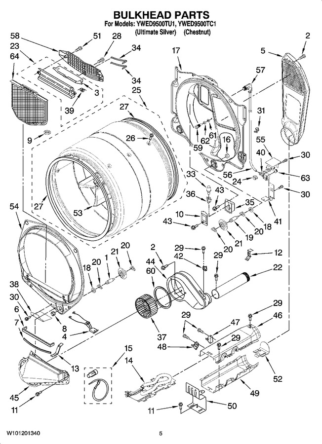 Diagram for YWED9500TU1