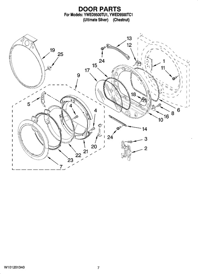 Diagram for YWED9500TU1