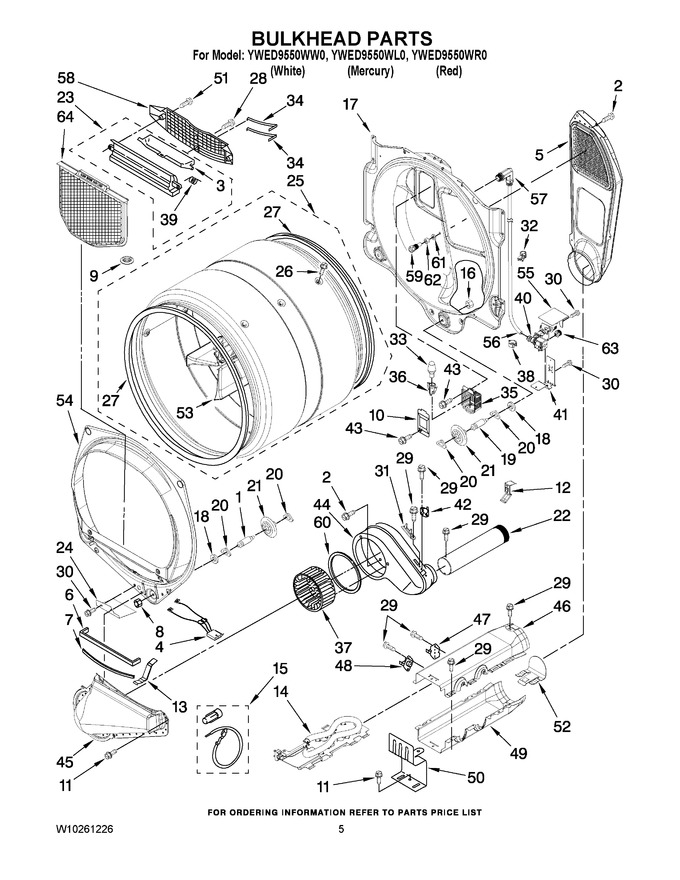Diagram for YWED9550WL0