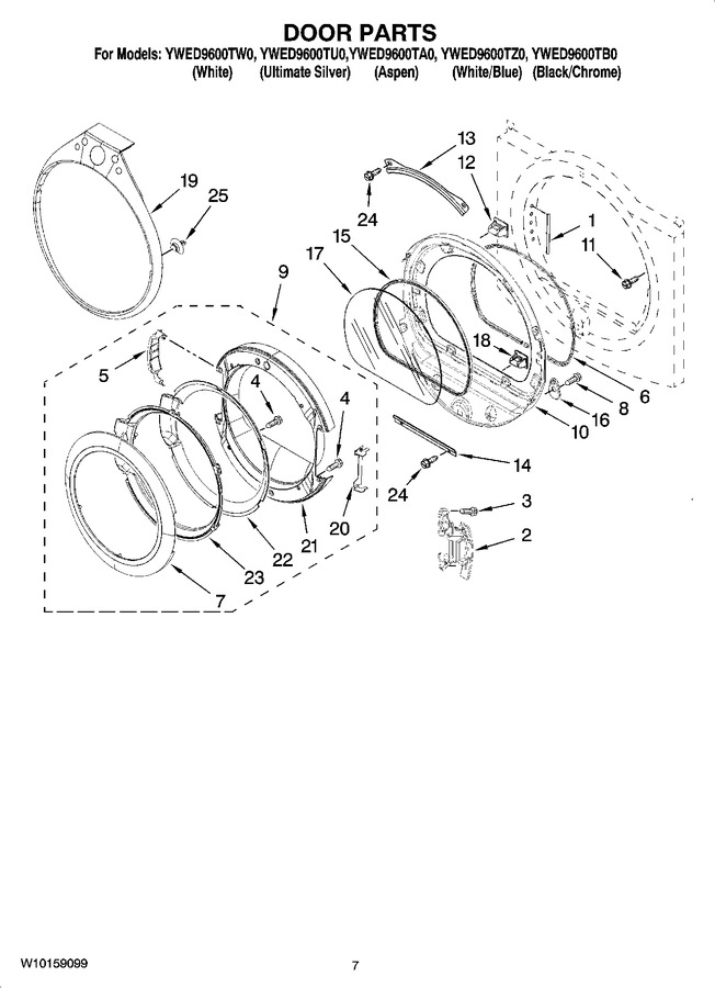 Diagram for YWED9600TU0