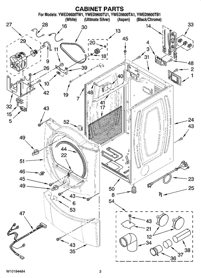 Diagram for YWED9600TA1