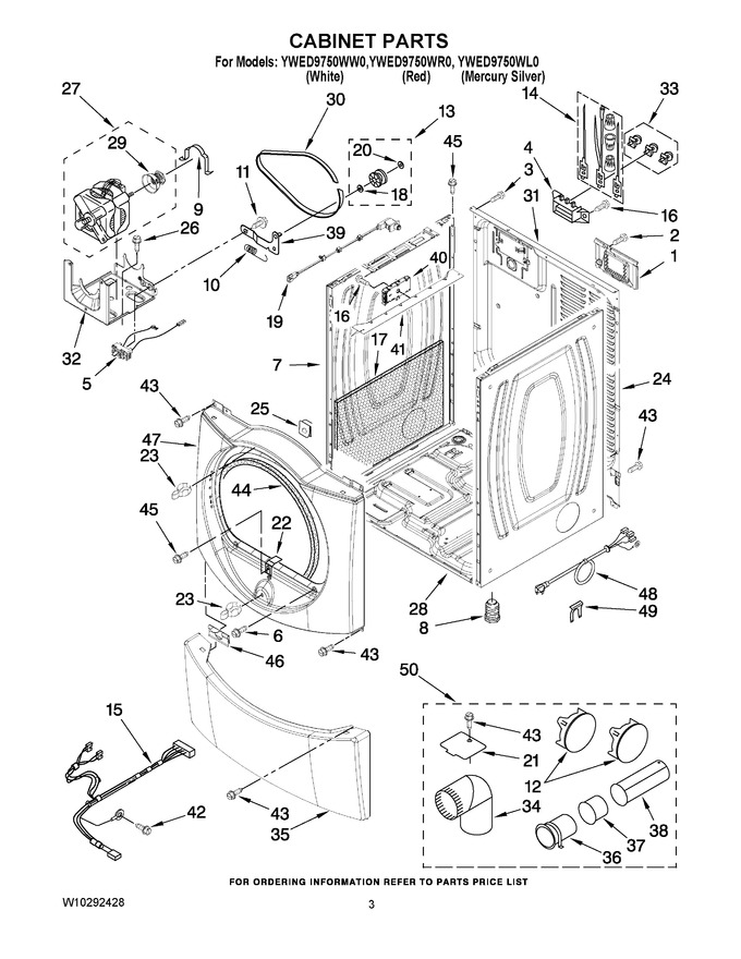Diagram for YWED9750WR0