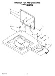 Diagram for 06 - Washer Top And Lid Parts
