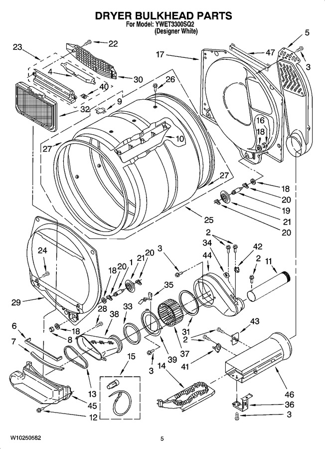 Diagram for YWET3300SQ2