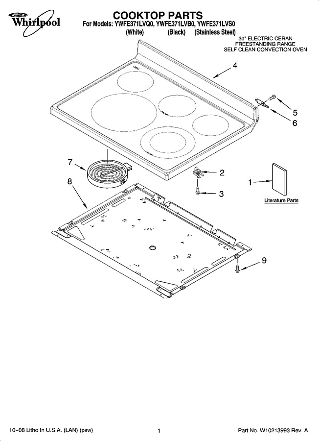 Diagram for YWFE371LVS0
