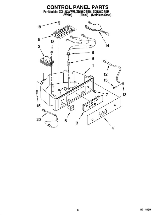 Diagram for ZDI15CWWM