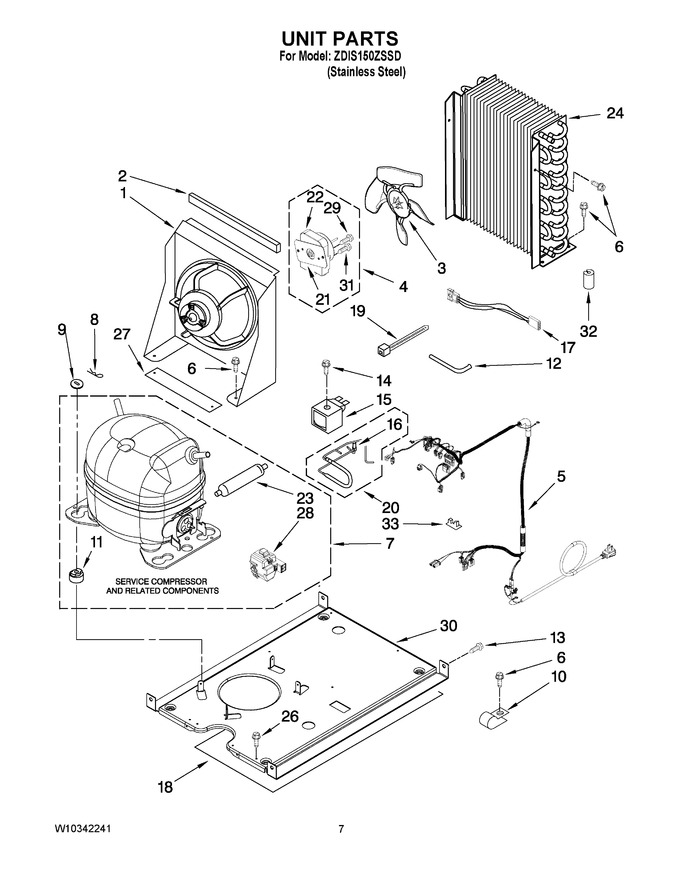 Diagram for ZDIS150ZSSD